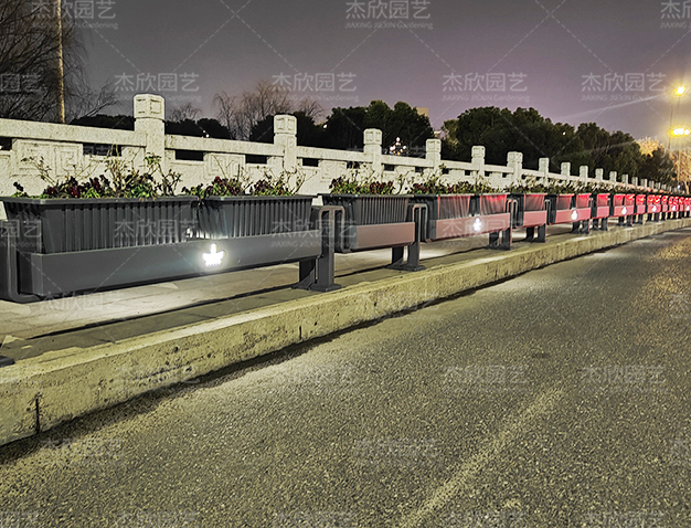 夜間發光花箱道路花箱美化花箱